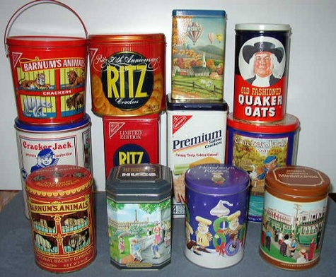 Vintage, Advertising Food Tins
