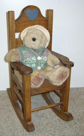 Bear in Doll's Chair
