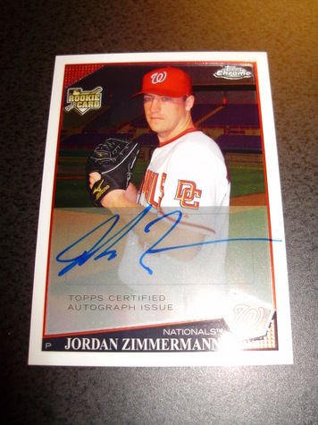 AUTOGRAPHED RYAN ZIMMERMANN ROOKIE CARD