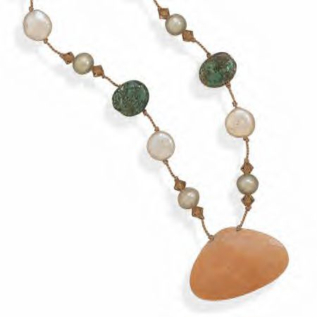 This Necklace Features Genuine Jasper!