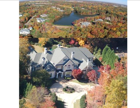 Autumn colors spill over the grounds of this French Country Estate!