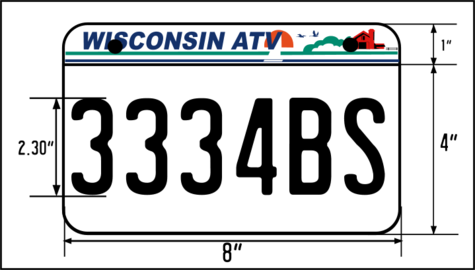 Wisconsin ATV Plate