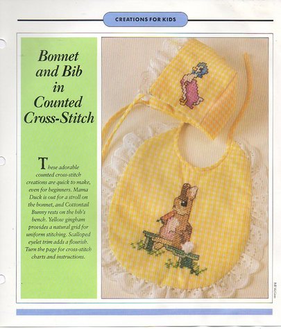 Bonnet and Bib - cross stitch