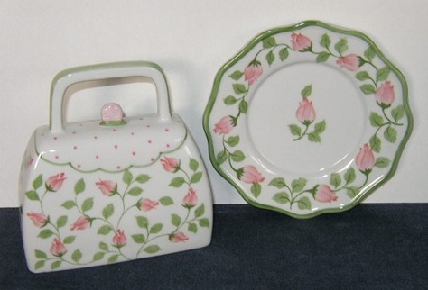 Andrea by Sadek - Purse Bank & Jewelry Plate
