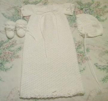 Newborn 14" Chest Christening/Baptism Set
