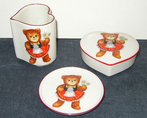 Item #1 - Set of Teddy Bear Collectibles