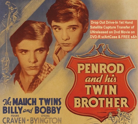 "Penrod and His Twin Brother" (1938)(DVD-R)