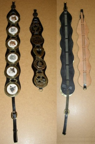 Collectible Horsebrasses on Martingales - Front & Back