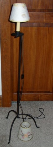 Wrought Iron Electric Candle Stand