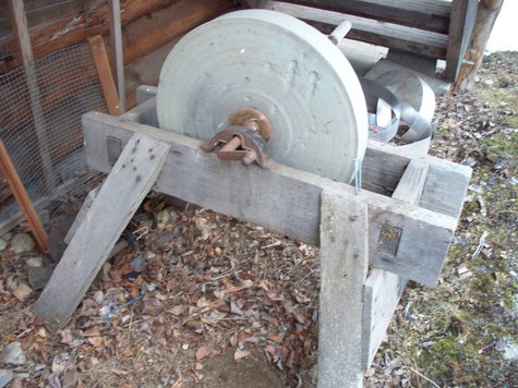 Antique Hand grinding wheel