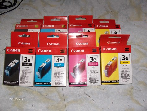 Canon 3e Ink Cartridges