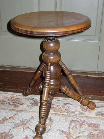 Early 1900s Swivel Piano/Organ Stool