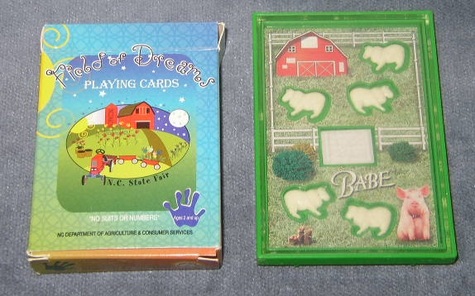 Farm Theme - Playing Cards & Dexterity Game