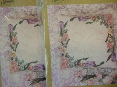 Floral Pillow Candlewicking