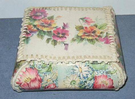 Hand-Stitched, Vintage, Greeting Card Box