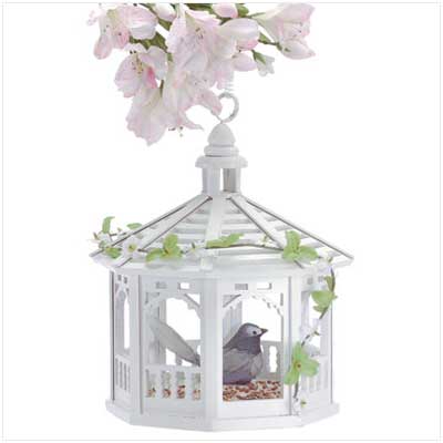 White Gazebo Bird Feeder