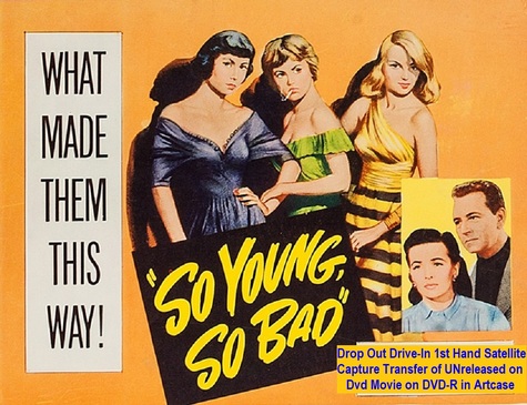 "So Young, So Bad" (1950)(DVD-R)
