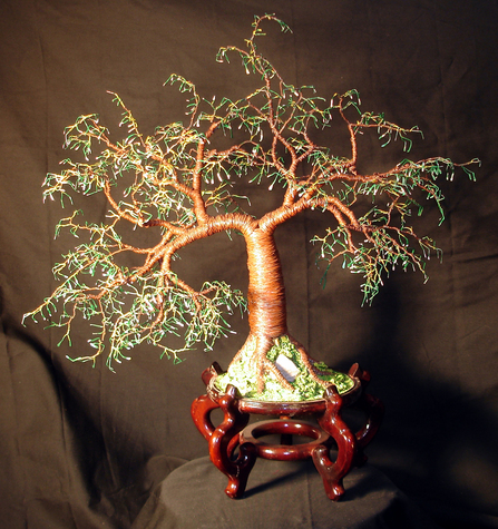 Cascade No. 4 Wire Tree Sculpture