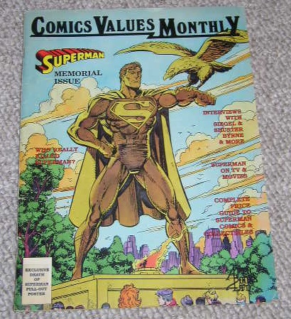 Comics Values Monthly - Superman Memorial Issue