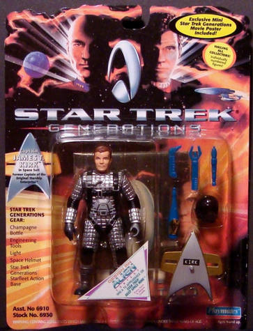 Kirk in spacesuit figure