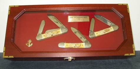 Case 1985 Gunboat Knives Set
