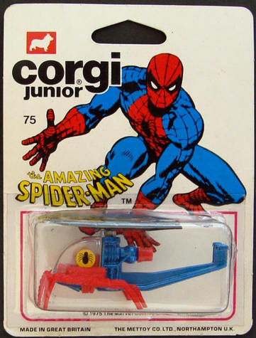 Corgi Jr. Spider-Man helicopter