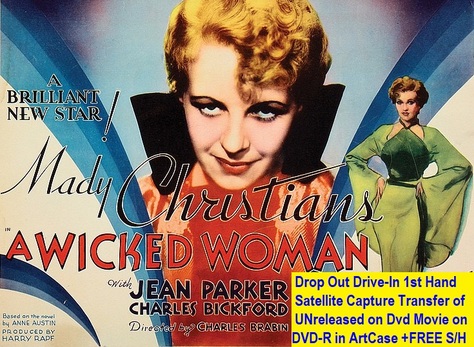 "A Wicked Woman" (1934)(DVD-R)