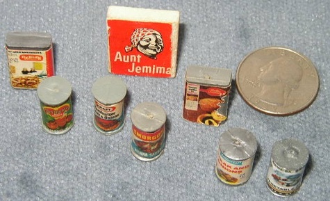 Collection of Canned & Boxed & Hand-Made Foods