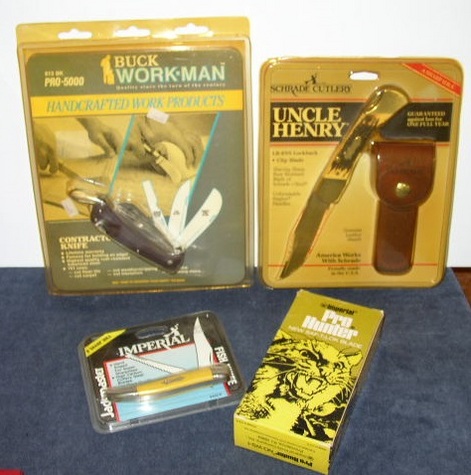Knives in Sealed Blister Packs
