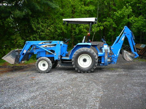 My New Holland backoe tractor