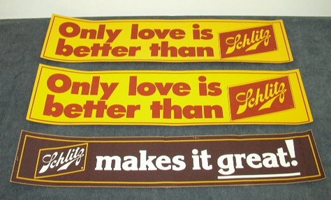 Schlitz Beer Bumper Stickers