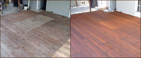 Restore Old Redwood Decks