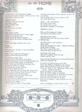 1906 THE ROLLING STONE Sheet Music