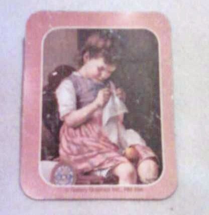 Sewing Girl Magnet