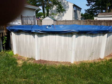 21 foot round pool