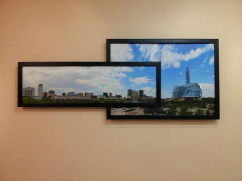 Winnipeg Skyline Panorama Limited Edition Framed Canvas Print