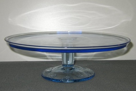 Blue Glass, Cake Stand