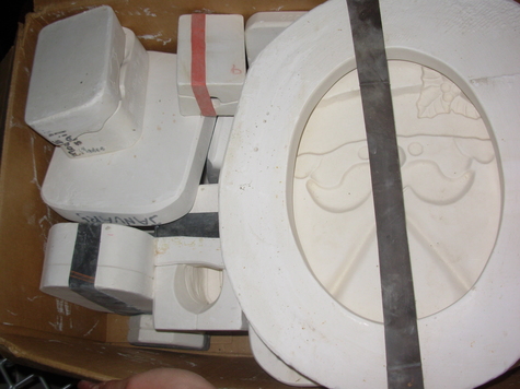 1ST BOX OF CERAMIC MOLDS