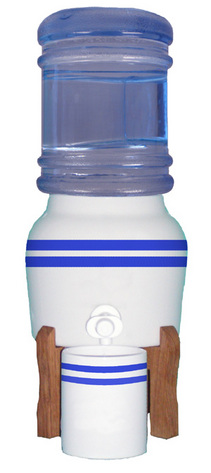Porcelain Mini Crocks With Cup