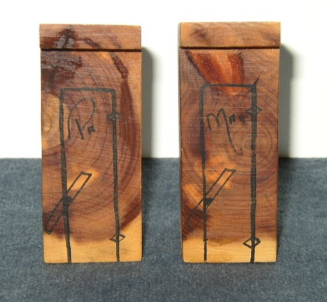 Ma & Pa Outhouse Salt & Pepper Shakers