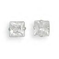 Brand New Sparkling CZ Unisex Stud Earrings!