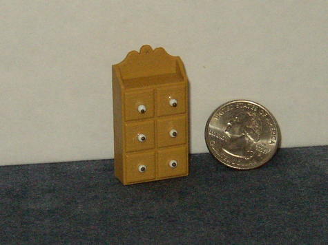 Miniature Dollhouse Spice Box