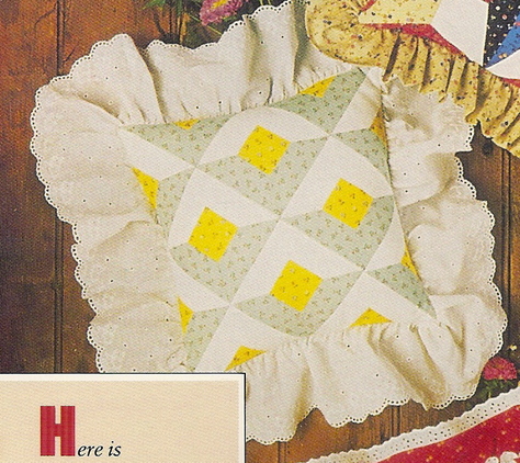 Buttercup Calico Pillow
