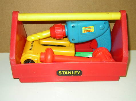 1988 Playtime Products. Stanley Toy Tool Box