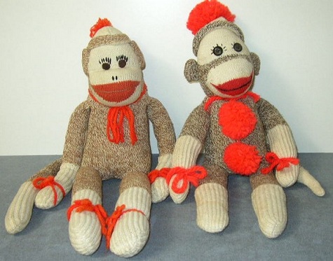 Vintage Sock Monkeys