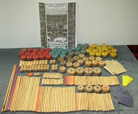 Vintage, Deluxe Tinkertoys