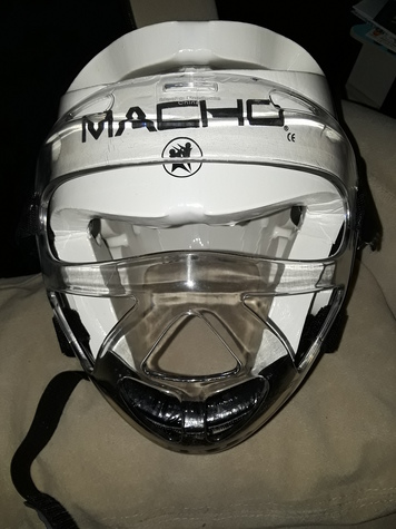 Helmet with full face shield