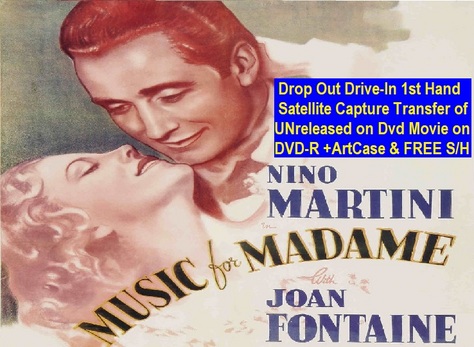 "Music For Madame" (1937){DVD-R}