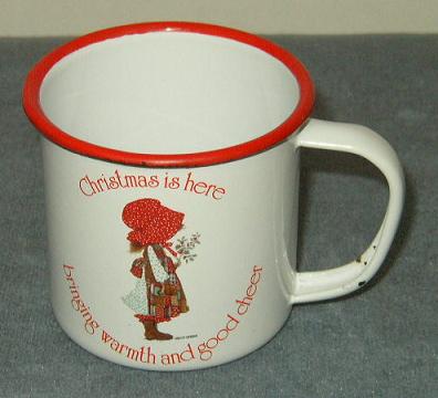 Holly Hobbie Enameled Mug