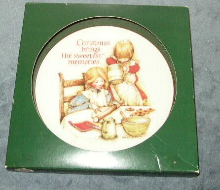 Holly Hobbie Christmas Keepsake Plate